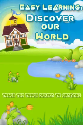 Easy Learning - Discover Our World (Europe) (En,Fr,De,Es,It) screen shot title